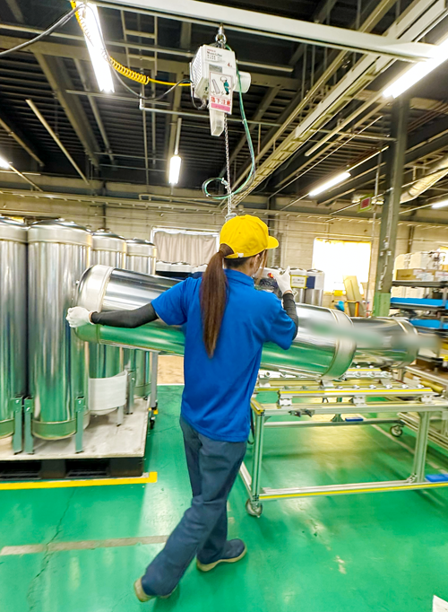 電動バランサムーンリフタ 株式会社アールビー 様 ユーザー事例